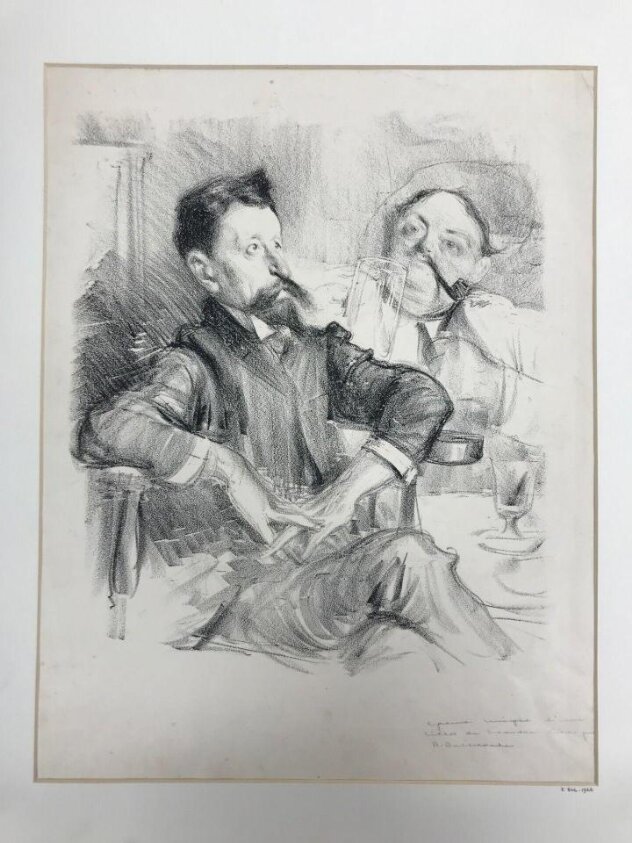 An unidentified man (c. 1890s-1910s) de Charles Lucien Léandre