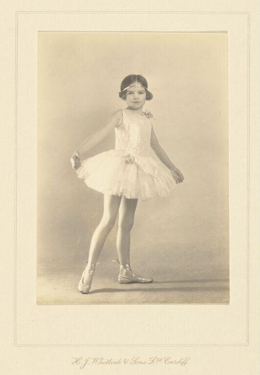 Portrait of a Child Ballerina by H.J. Whitlock & Sons, Ltd.