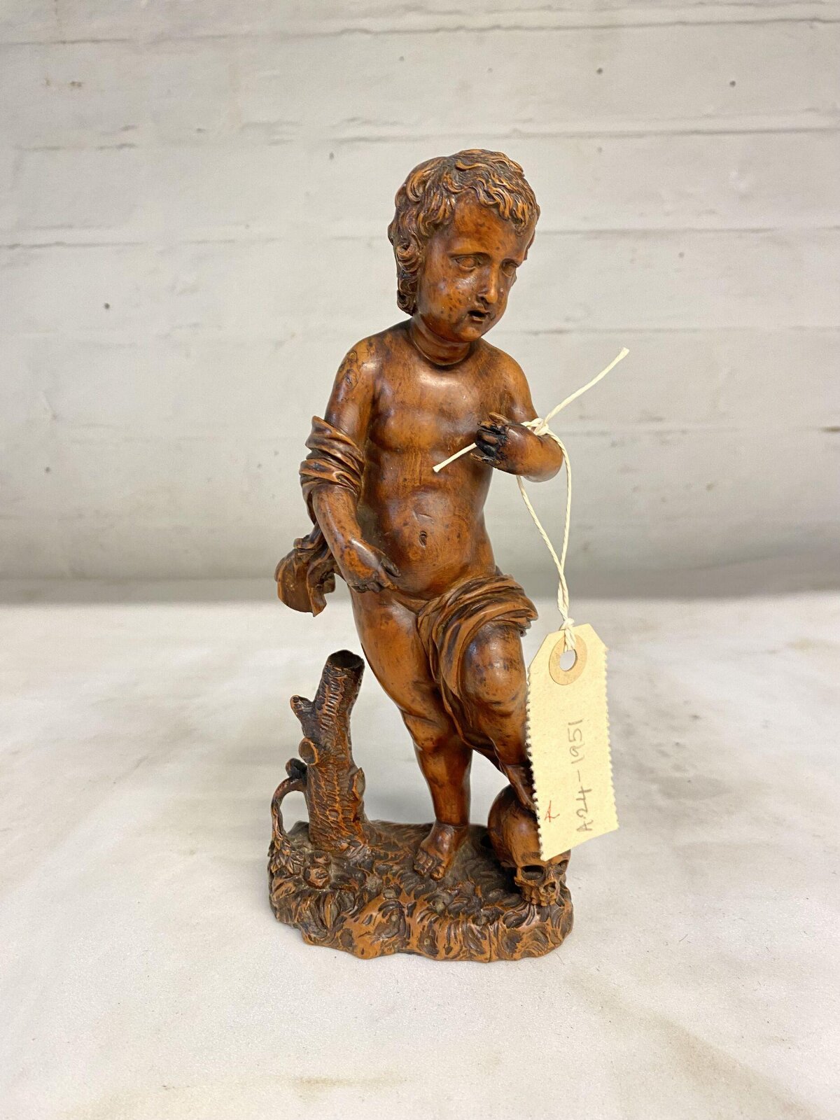 Putto with a Skull, ca. 1650