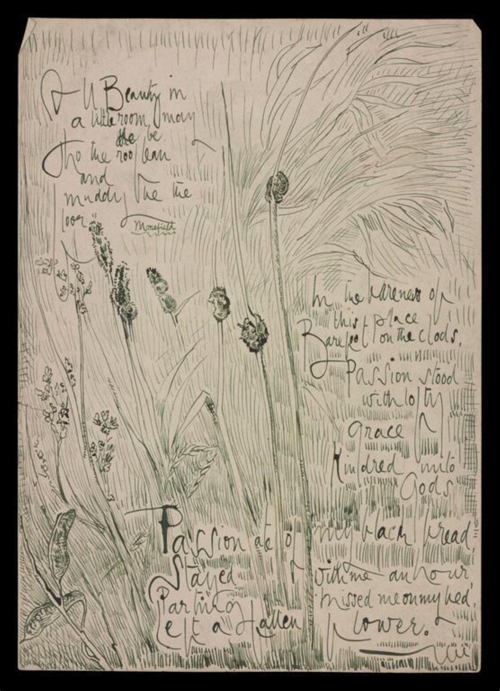 Poem Painting, Edna Clarke Hall, ca. 1922-26