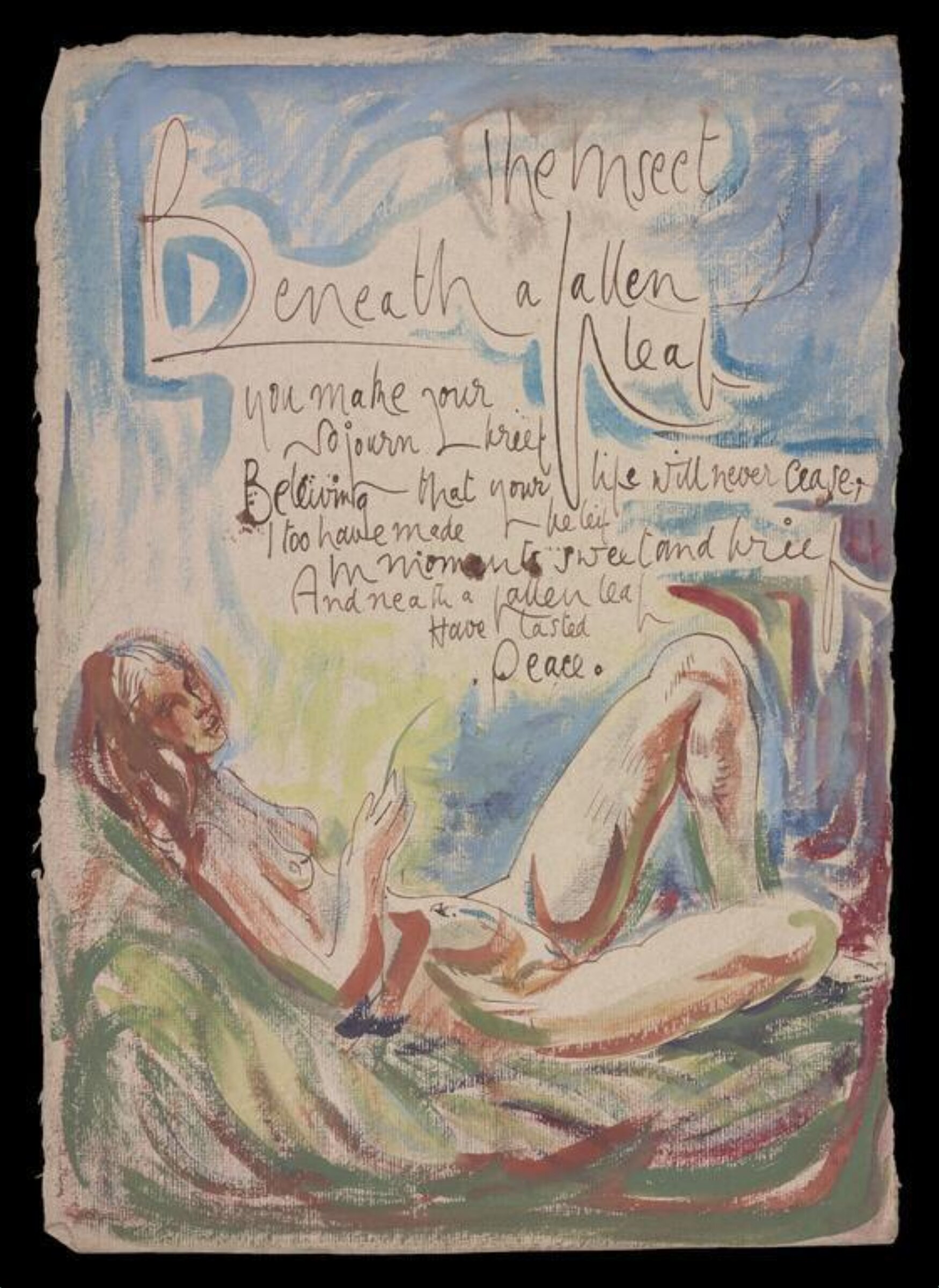 Poem Painting, Edna Clarke Hall, ca. 1922-26