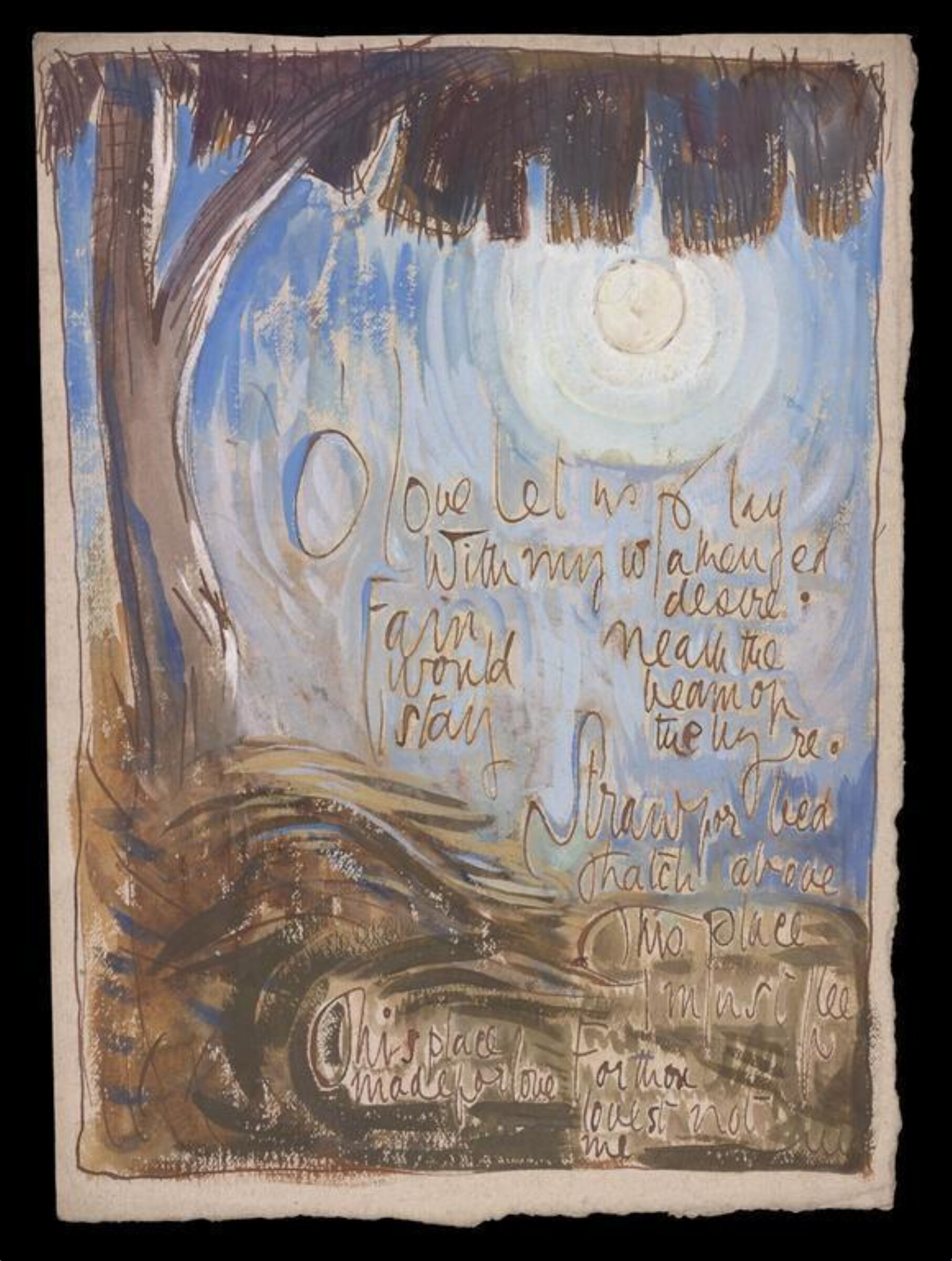 Poem Painting, Edna Clarke Hall, ca. 1922-26