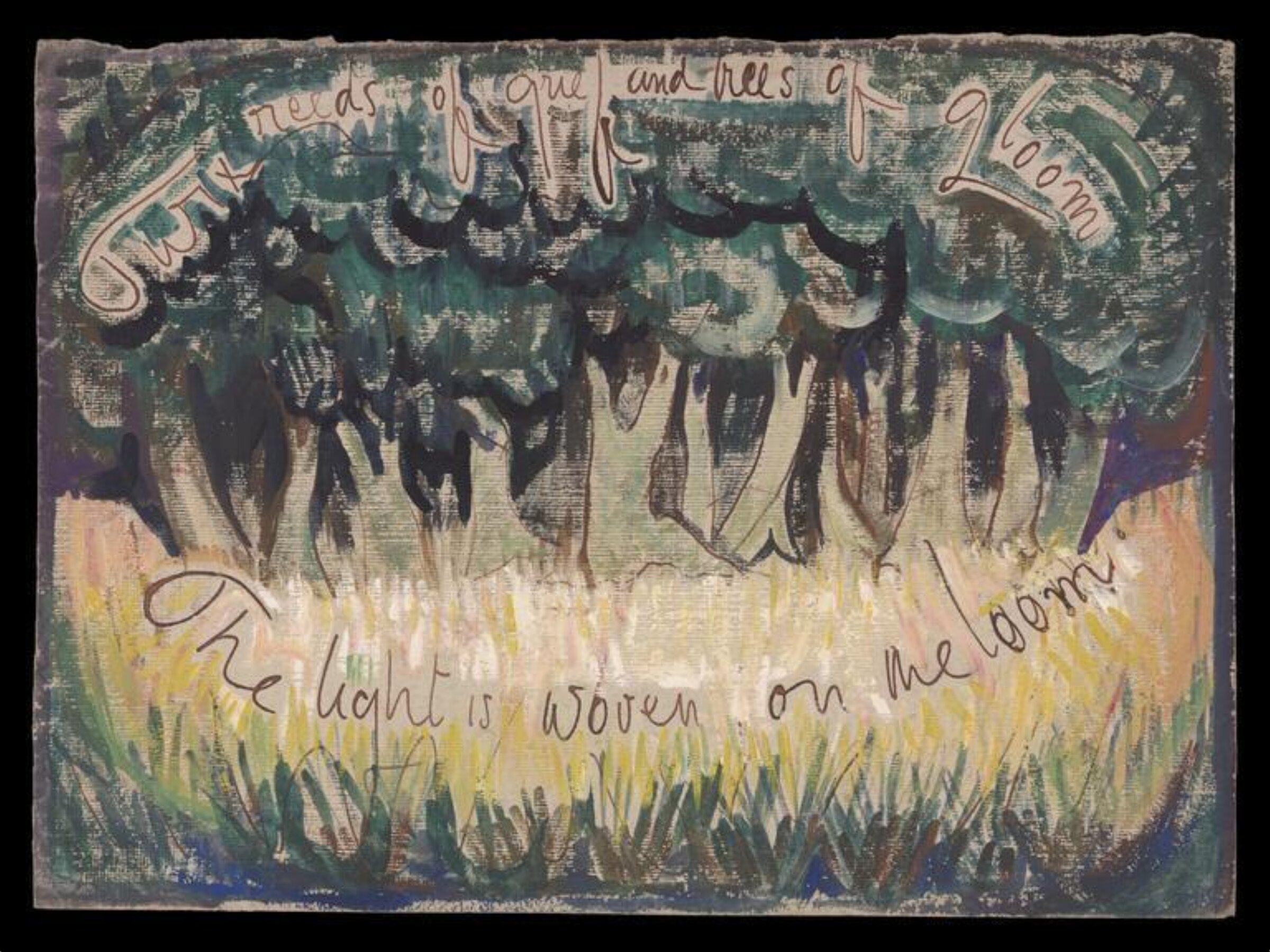 Poem Painting, Edna Clarke Hall, ca. 1922-26