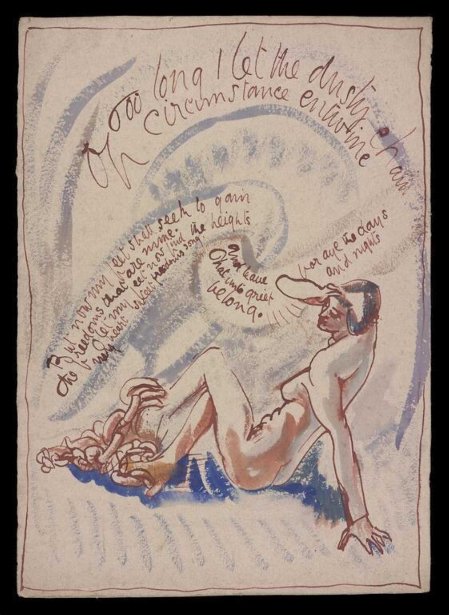Poem Painting, Edna Clarke Hall, ca. 1922-26