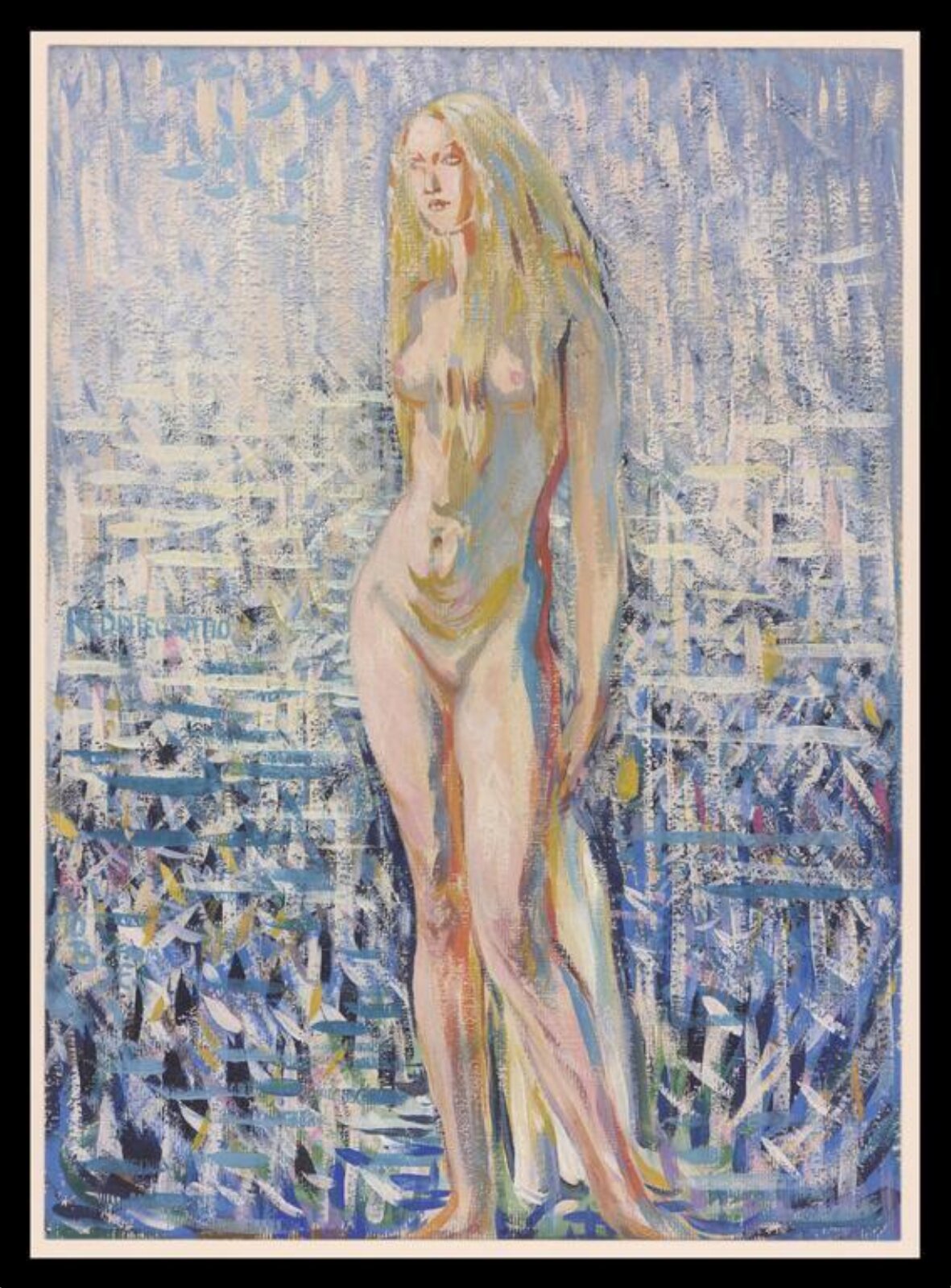 Standing female nude, Edna Clarke Hall, 1925