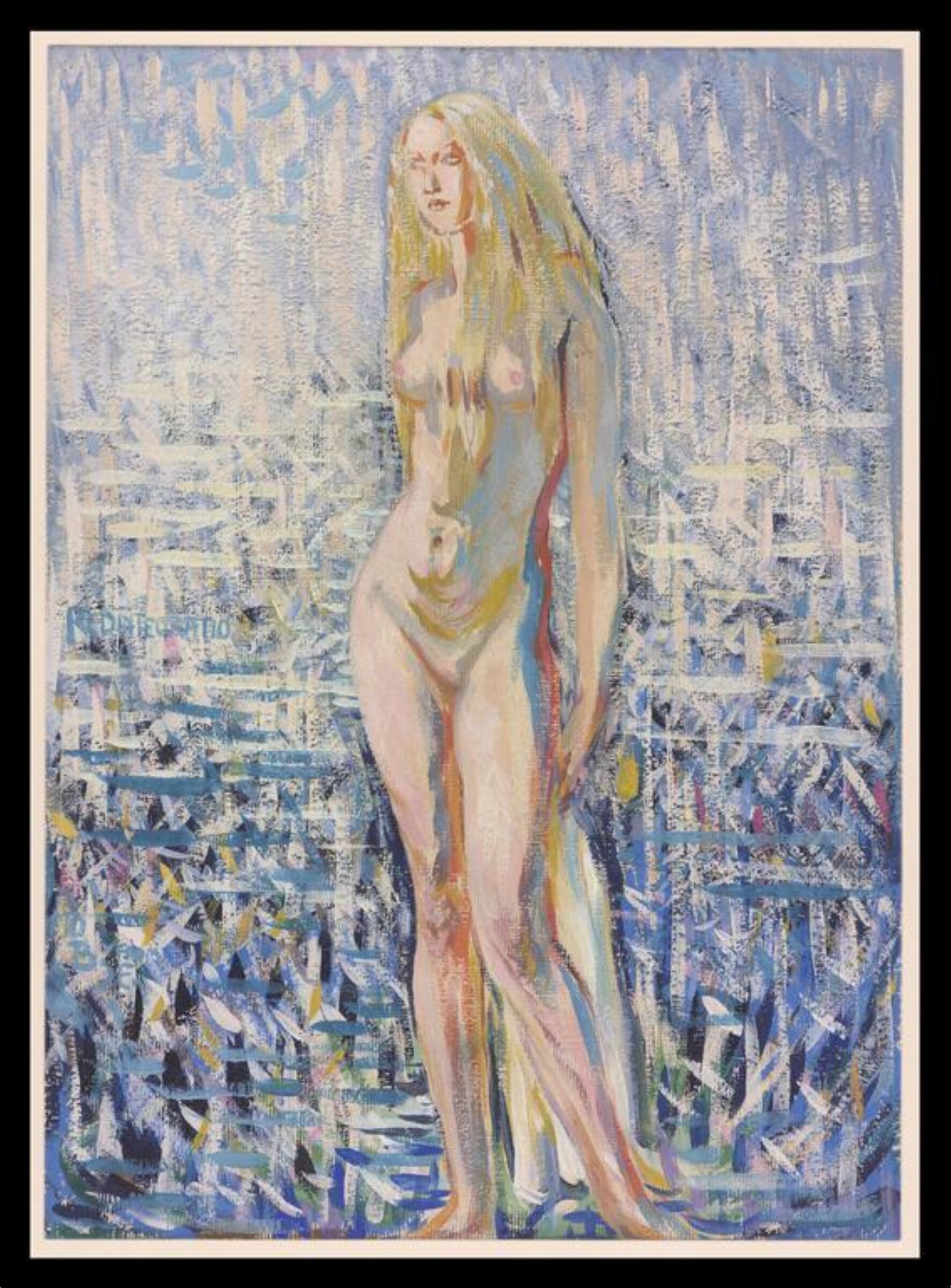 Standing female nude, Edna Clarke Hall, 1925
