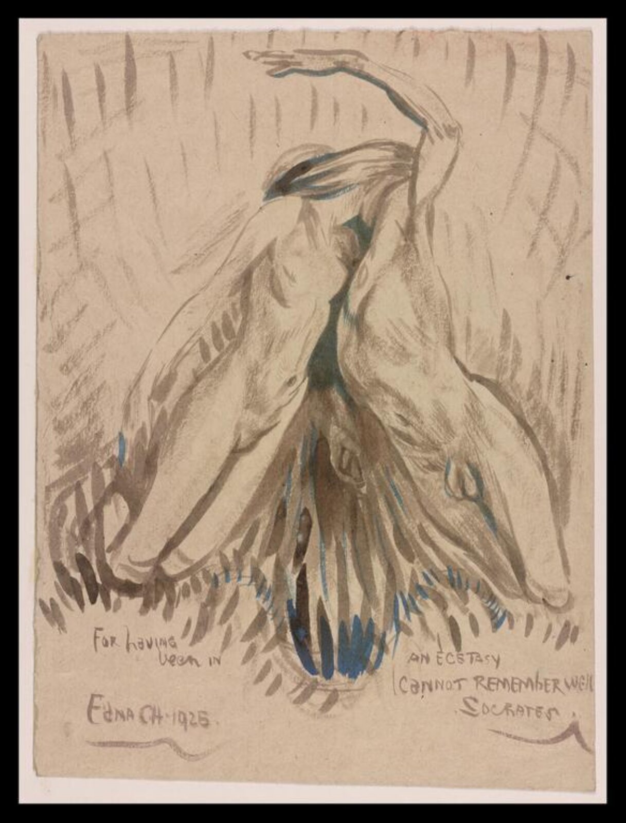 Poem Painting, Edna Clarke Hall, 1925