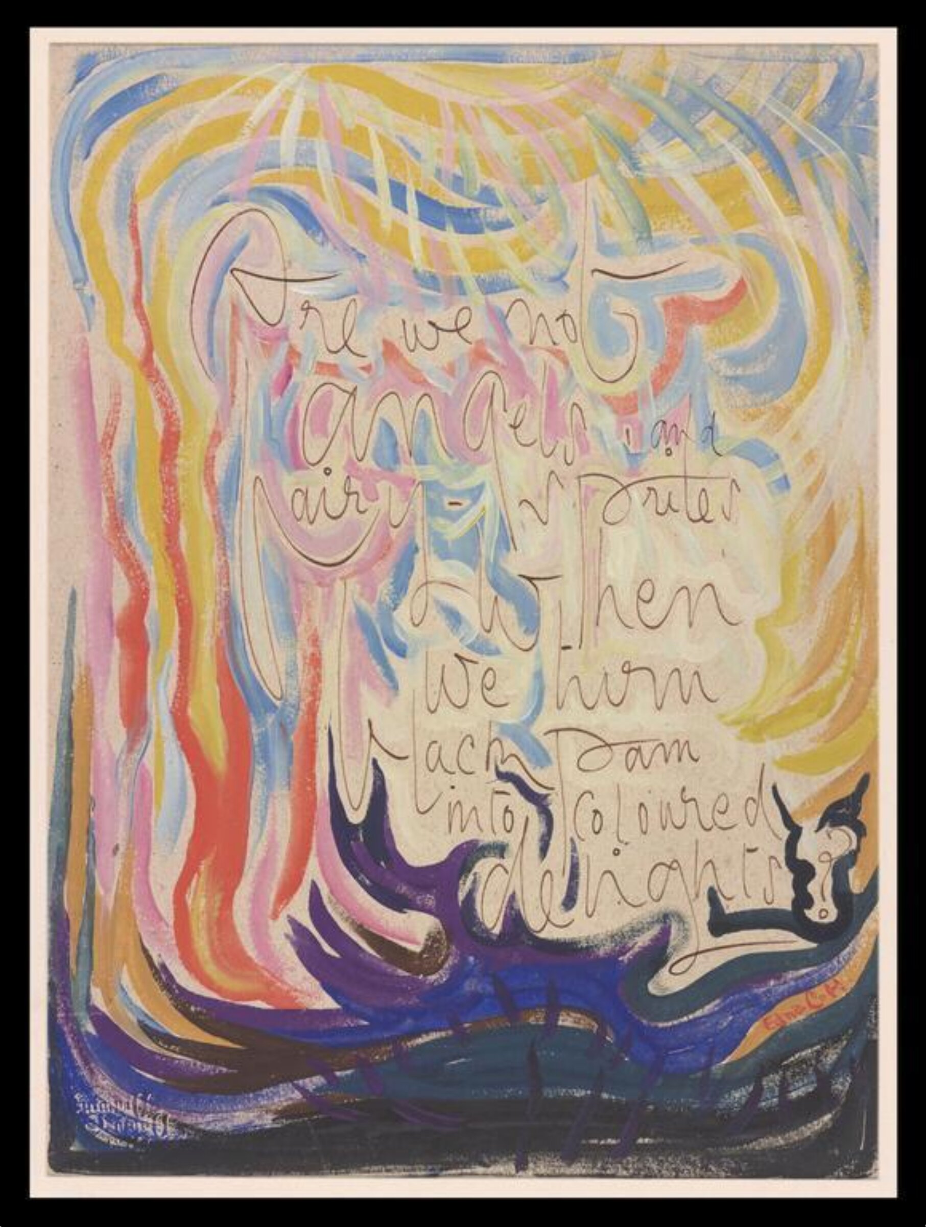 Poem Painting, Edna Clarke Hall, ca. 1925-7