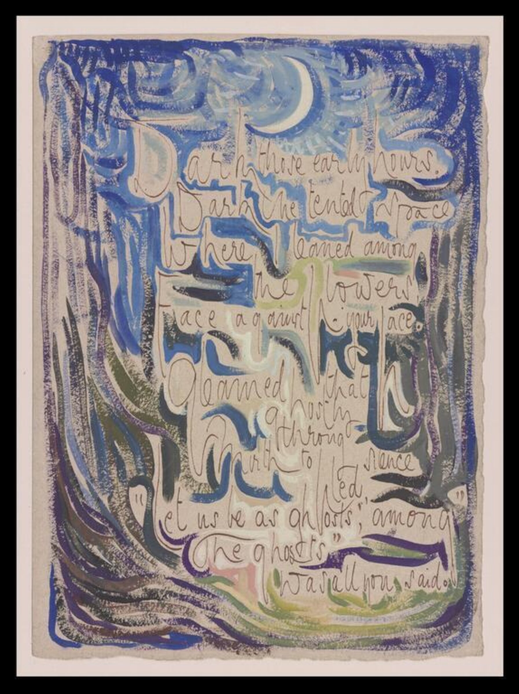 Poem Painting, Edna Clarke Hall, ca. 1925-7