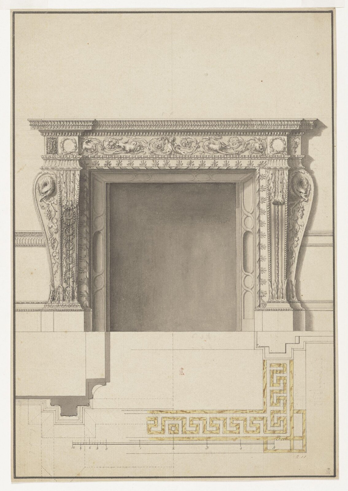 Drawing, c. 17th century - 19th century