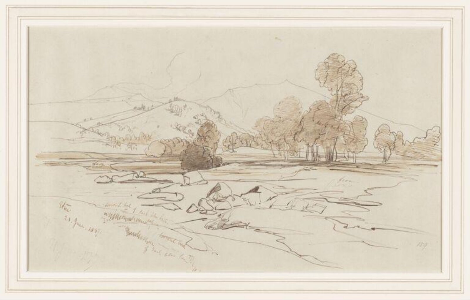 Mount Etna, Sicily, Edward Lear, 21/06/1847