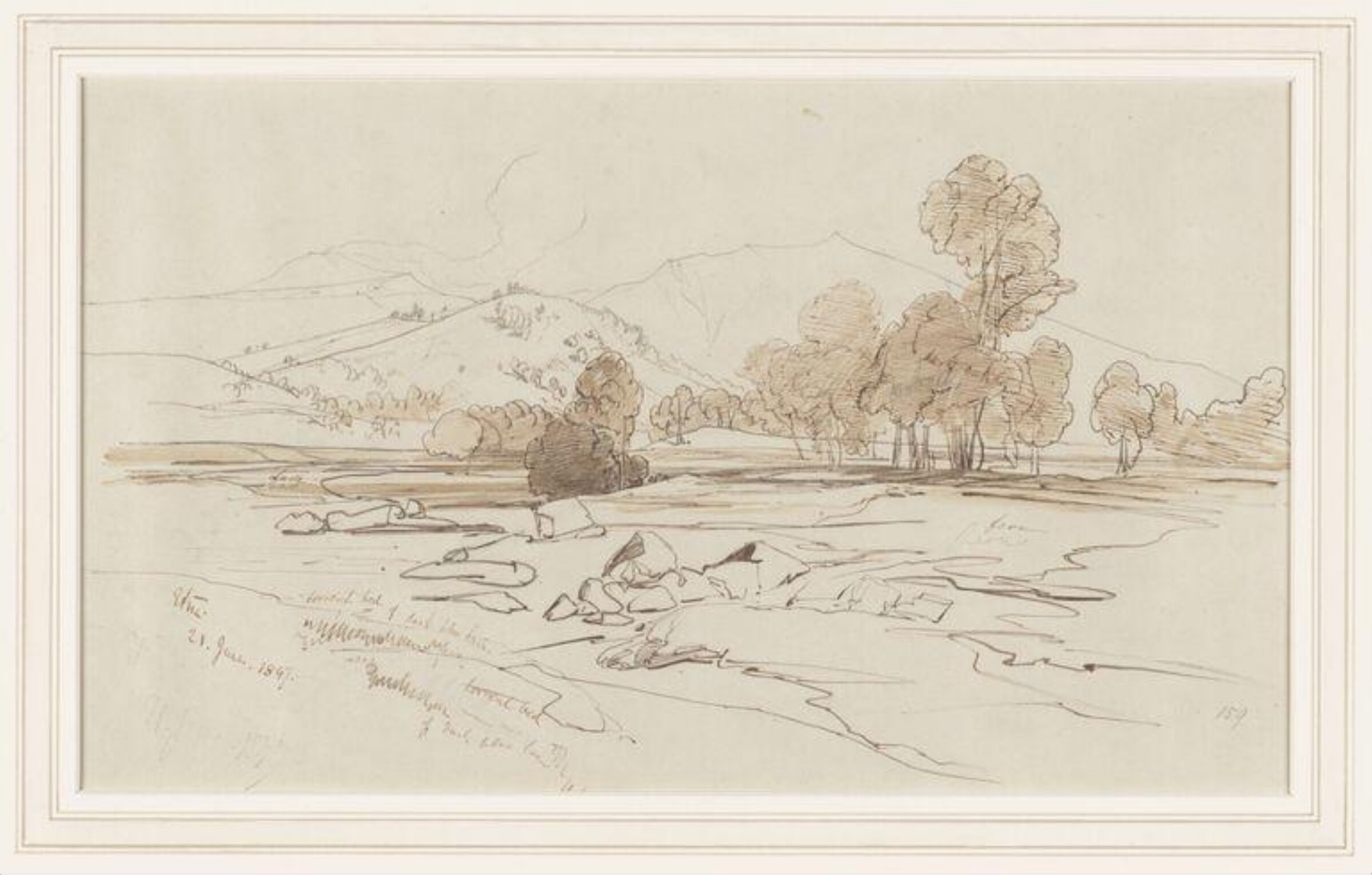 Mount Etna, Sicily, Edward Lear, 21/06/1847