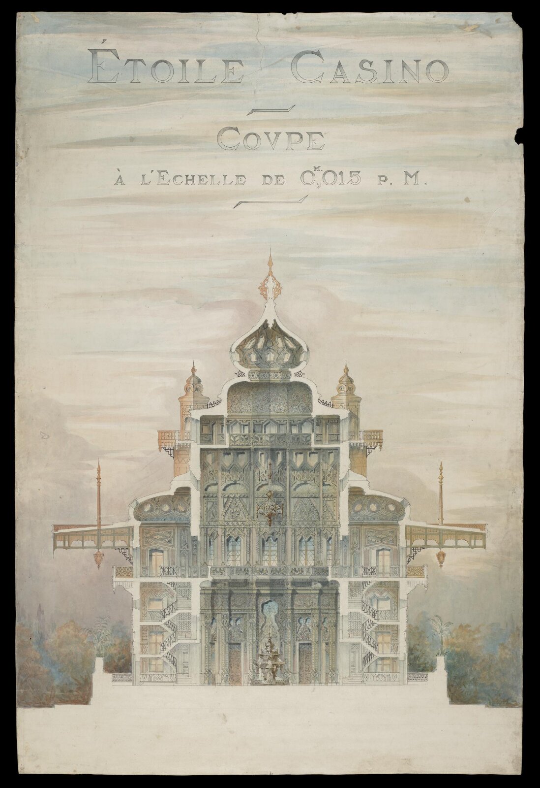 Drawing, Sopon Bezirdjian, 1850 to 1900