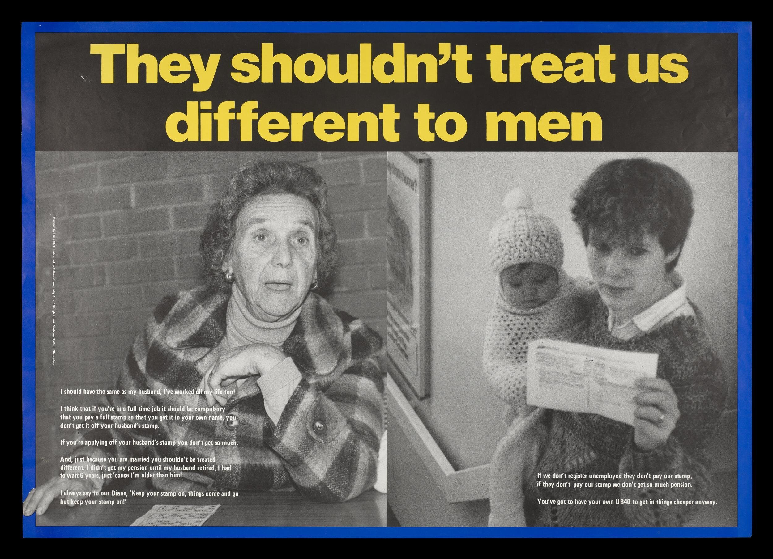 They shouldn't treat us different to men