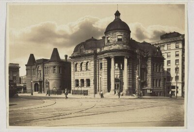 City Museum, Art Gallery and Library, Vancouver, B.C., with Clouds