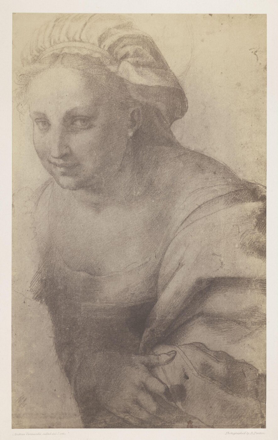 Fenton, Roger, Photograph of Andrea Vannucchi drawing