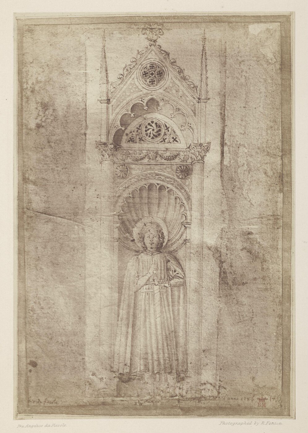 Fenton, Roger, Photograph of Fra Angelico da Fiesole drawing