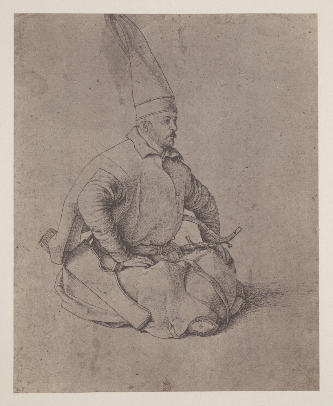 Fenton, Roger, Photograph of Gentile Bellini drawing