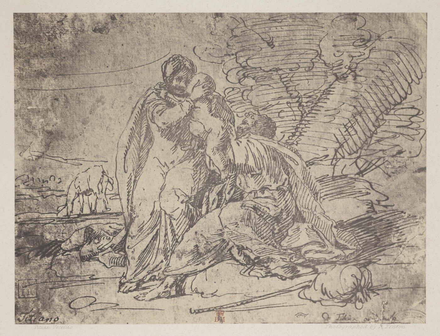 Fenton, Roger, Photograph of Titian drawing