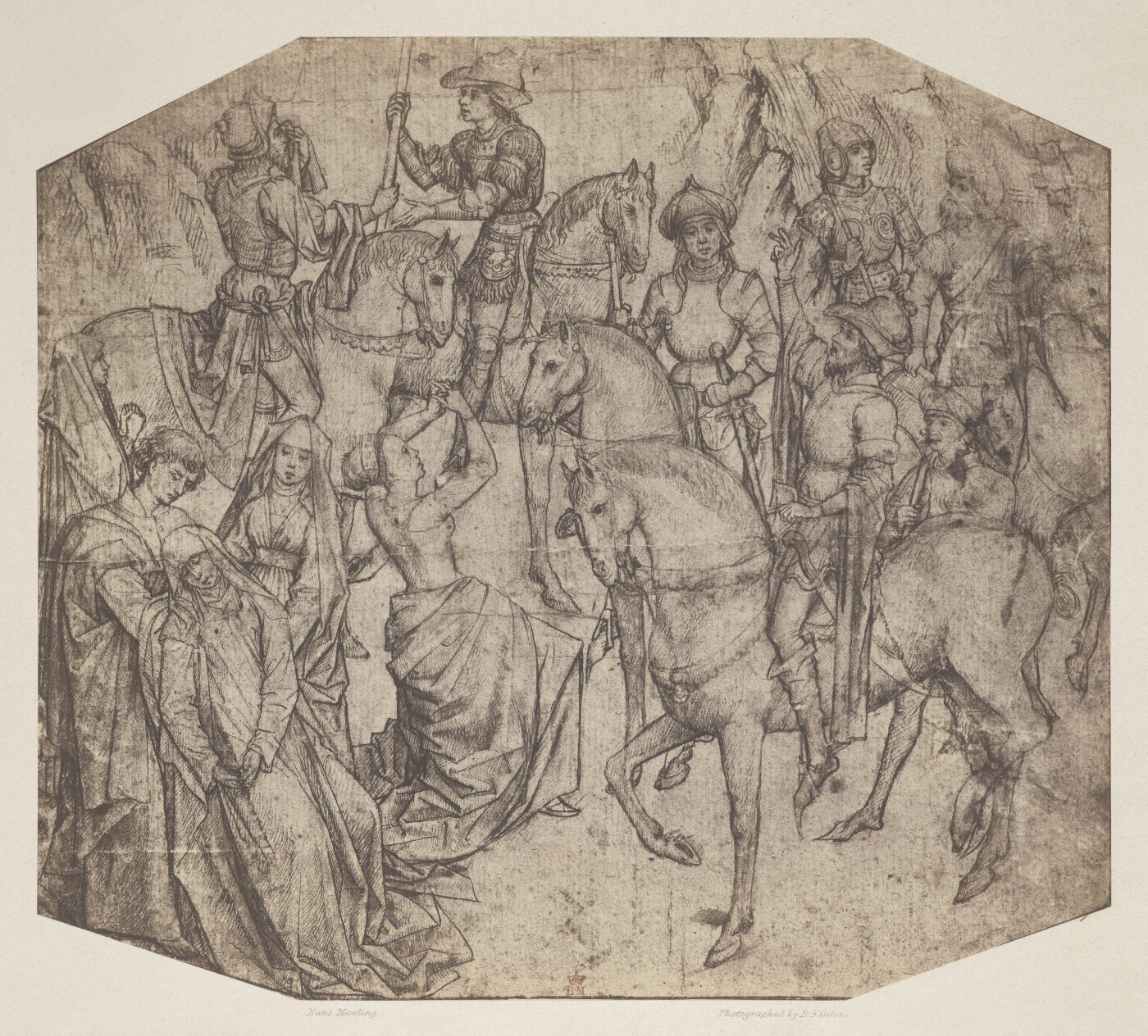Fenton, Roger, Photograph of Hans Memling drawing