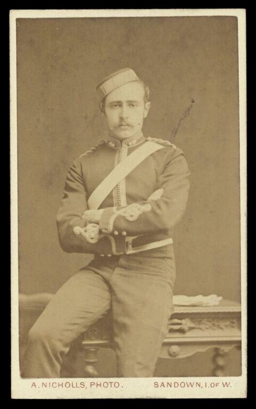 A portrait of a man in military uniform (ca. 1870-1879) by Kiri Nichol