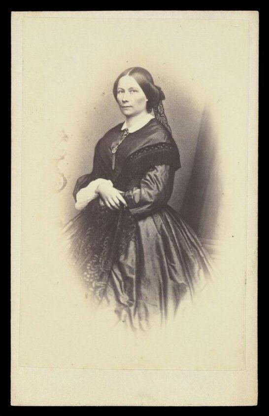 A portrait of 'Countess Griesheim' (1875) by Simon onder de Linde