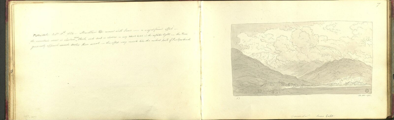 Grisdale. Snow Capt., John Glover, 1800-1849