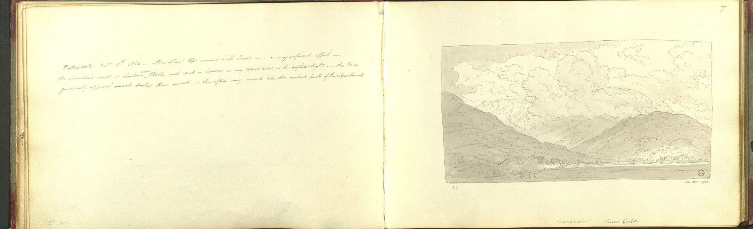 Grisdale. Snow Capt., John Glover, 1800-1849
