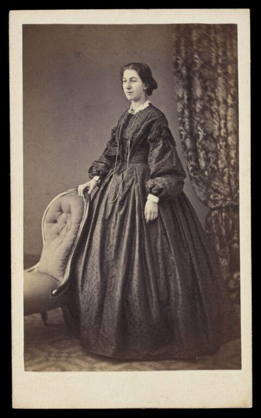 A portrait of 'Miss Hubert' (ca.1870s) by Victor Marie Picot