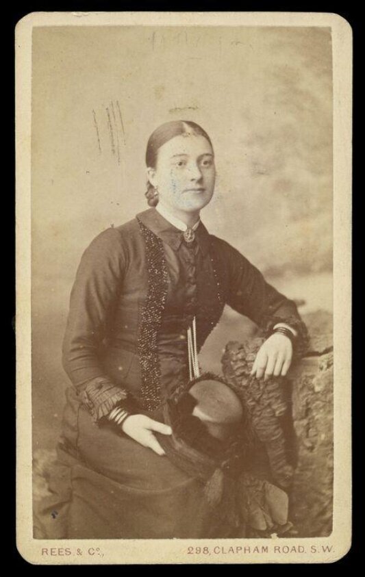 a portrait of a woman (ca. 1860-1870) by David Rees