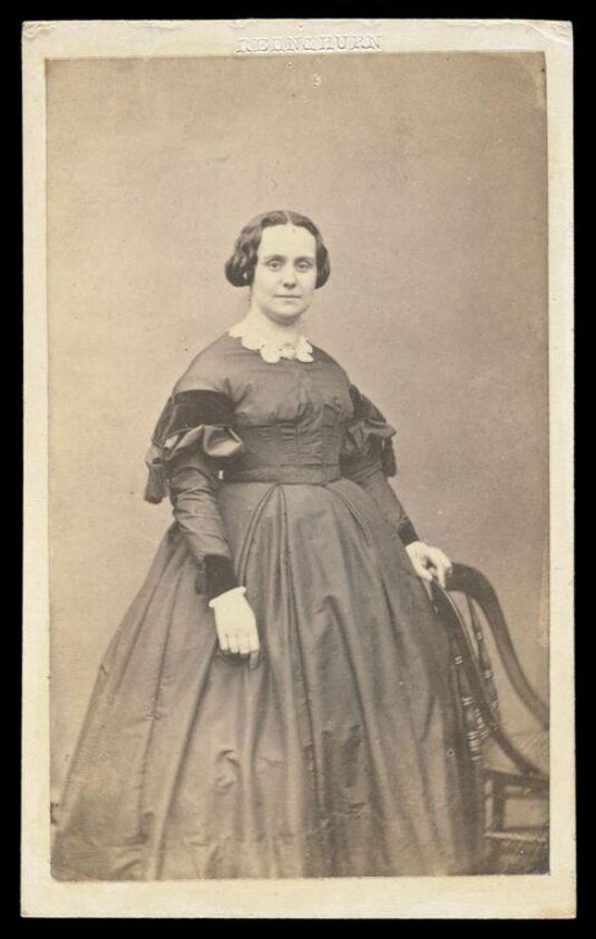 a portrait of Maria Louisa Thomas (ca. 1862) by Jean Eric Rehn