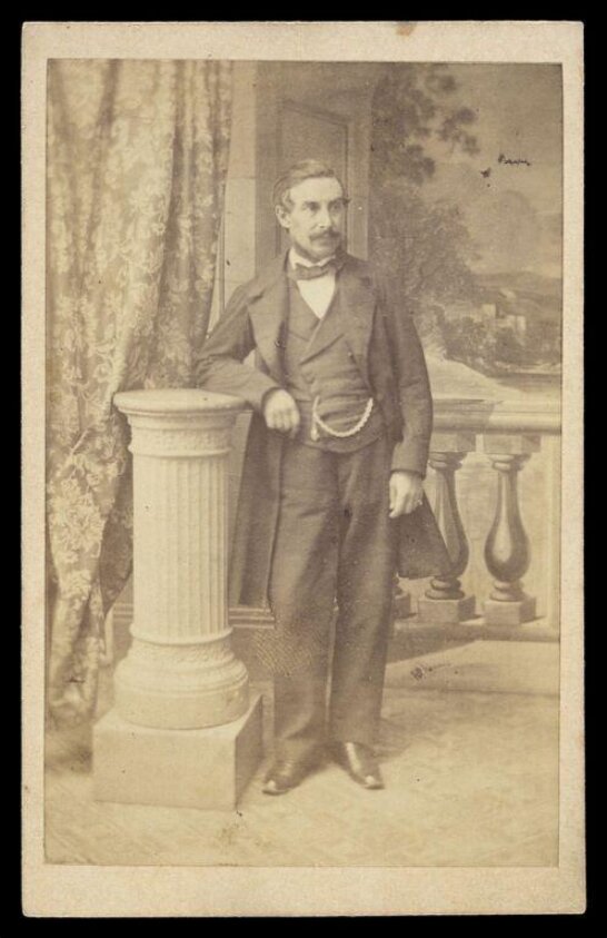 A portrait of a man