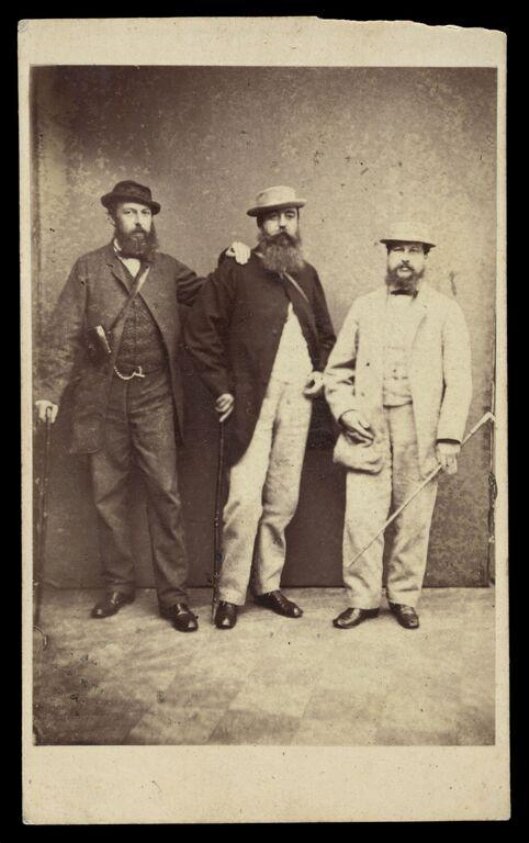 A portrait of '3 Lytel Brothers' (1875) by Denman Waldo Ross