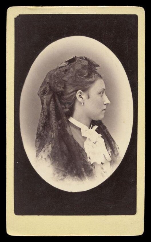 A portrait of a woman (1875) by Angelo Rossi