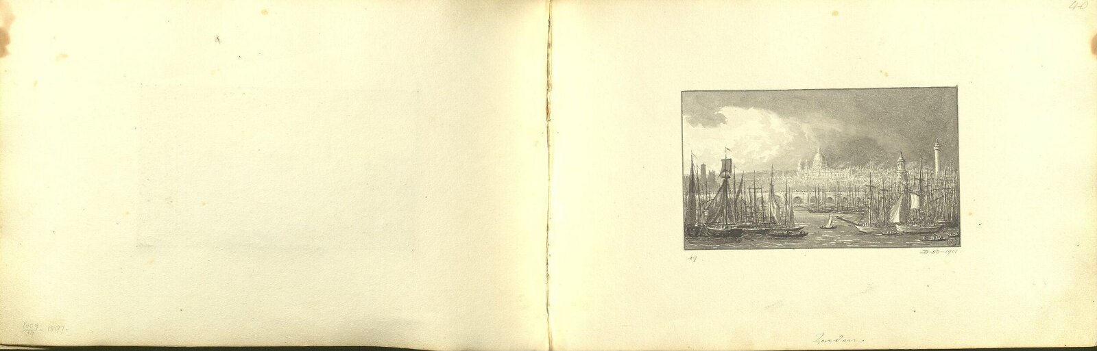 Drawing, John Glover, ca.1824