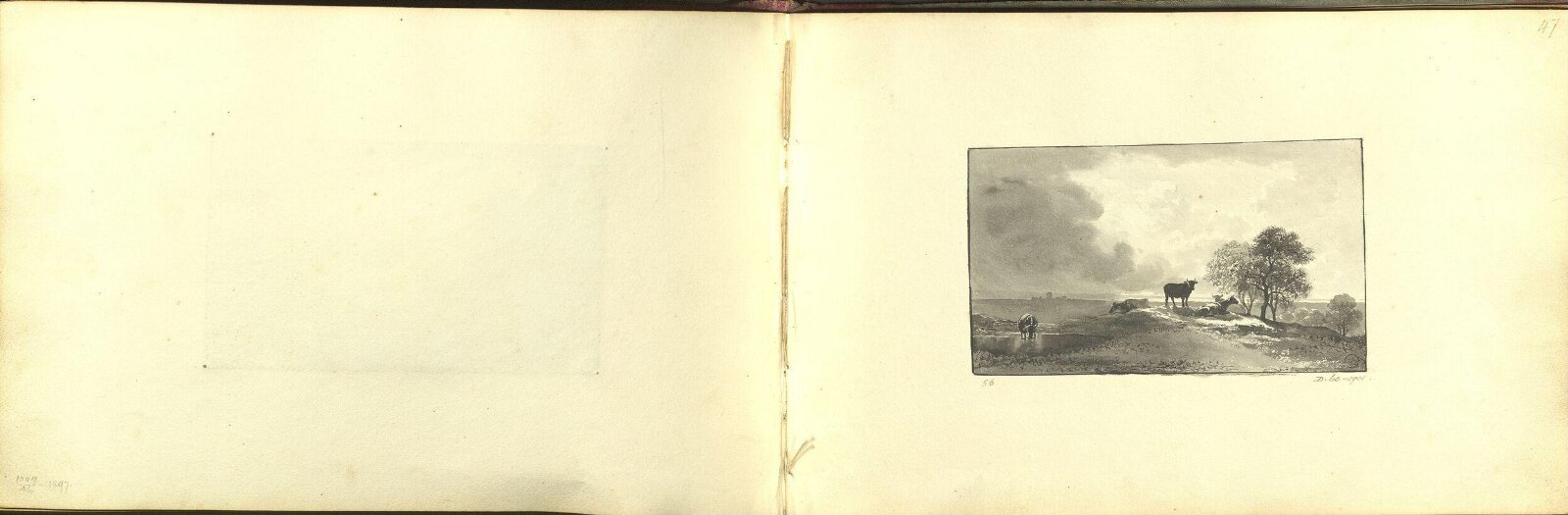 Drawing, John Glover, ca.1824