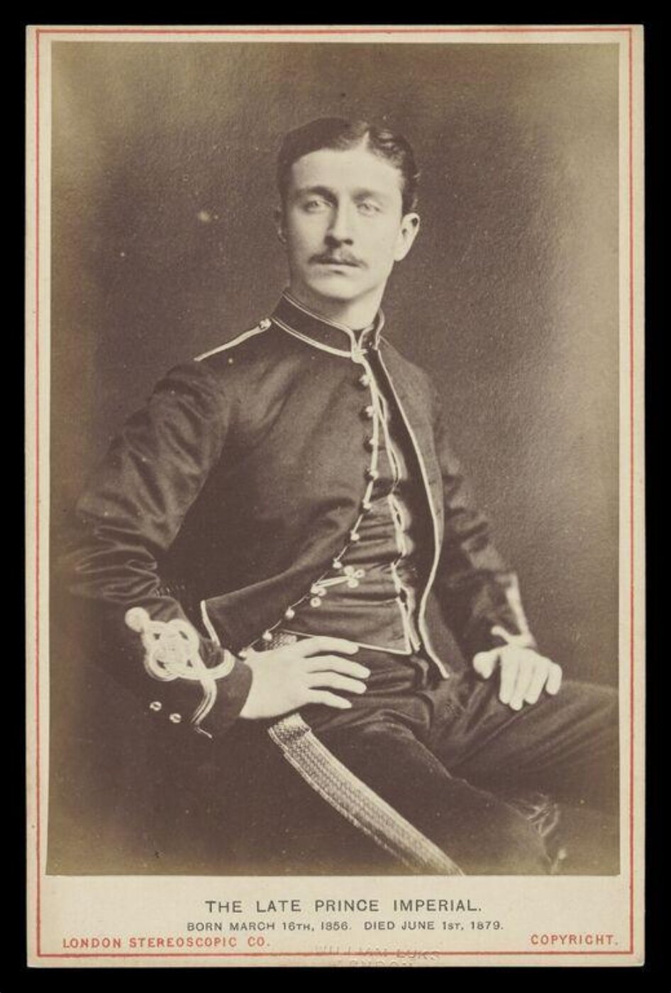 London Stereoscopic and Photographic Company, The Late Prince Imperial (Napoléon Eugène Louis Jean Joseph Bonaparte; 16 March 1856 – 1 June 1879)