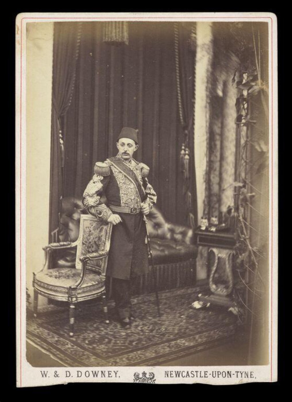 W. & D. Downey, Portrait of Ismail Pacha