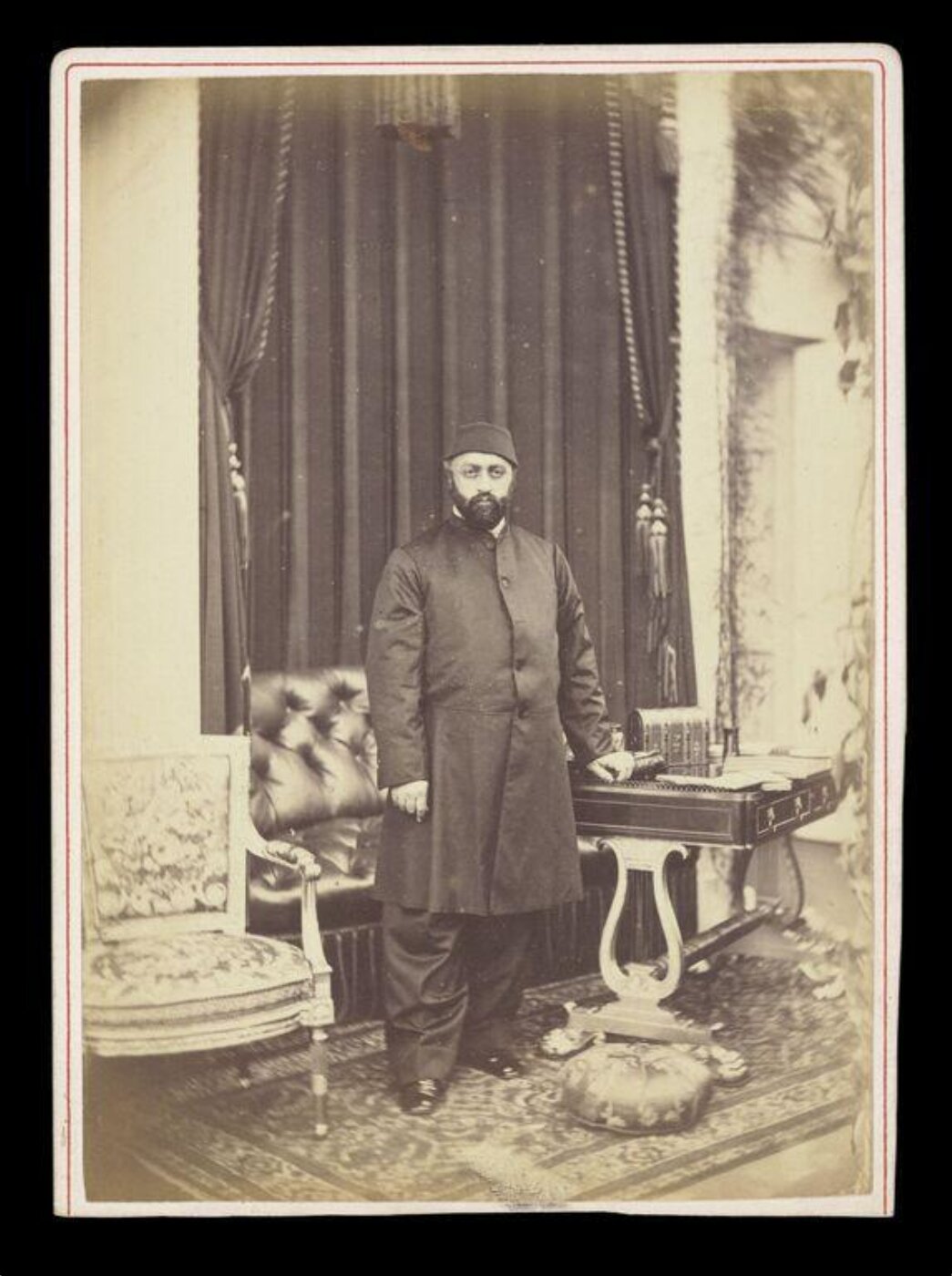 W. & D. Downey, Portrait of Abdul Aziz Khan, Sultan of Turkey