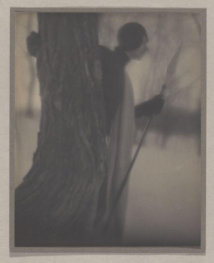 Self-portrait with Spear (ca. 1905-1915) by George Henry Seeley