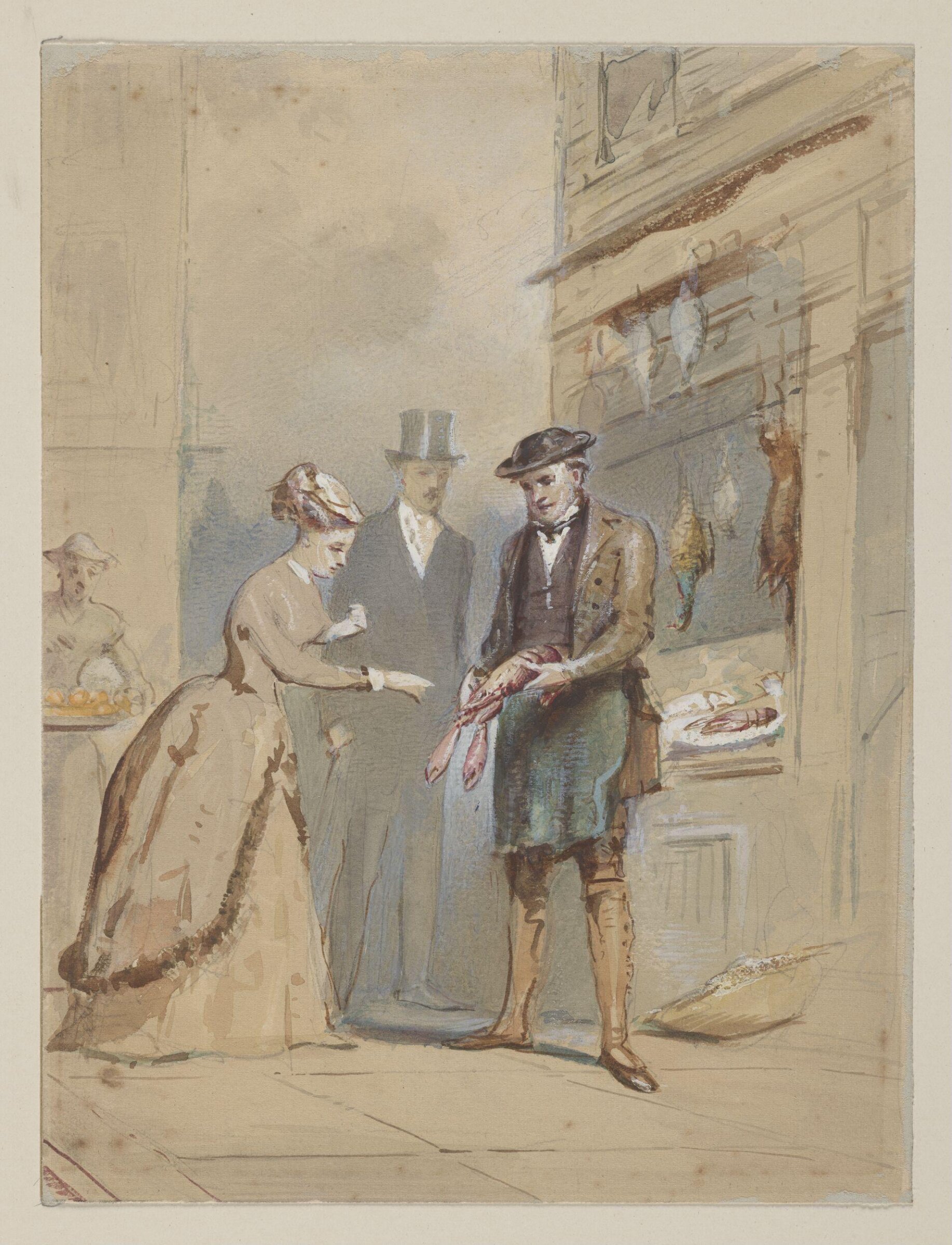 Drawing, Marcus Stone, 1840-1921