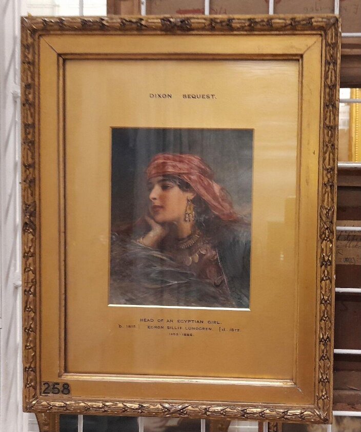 Head of an Egyptian girl