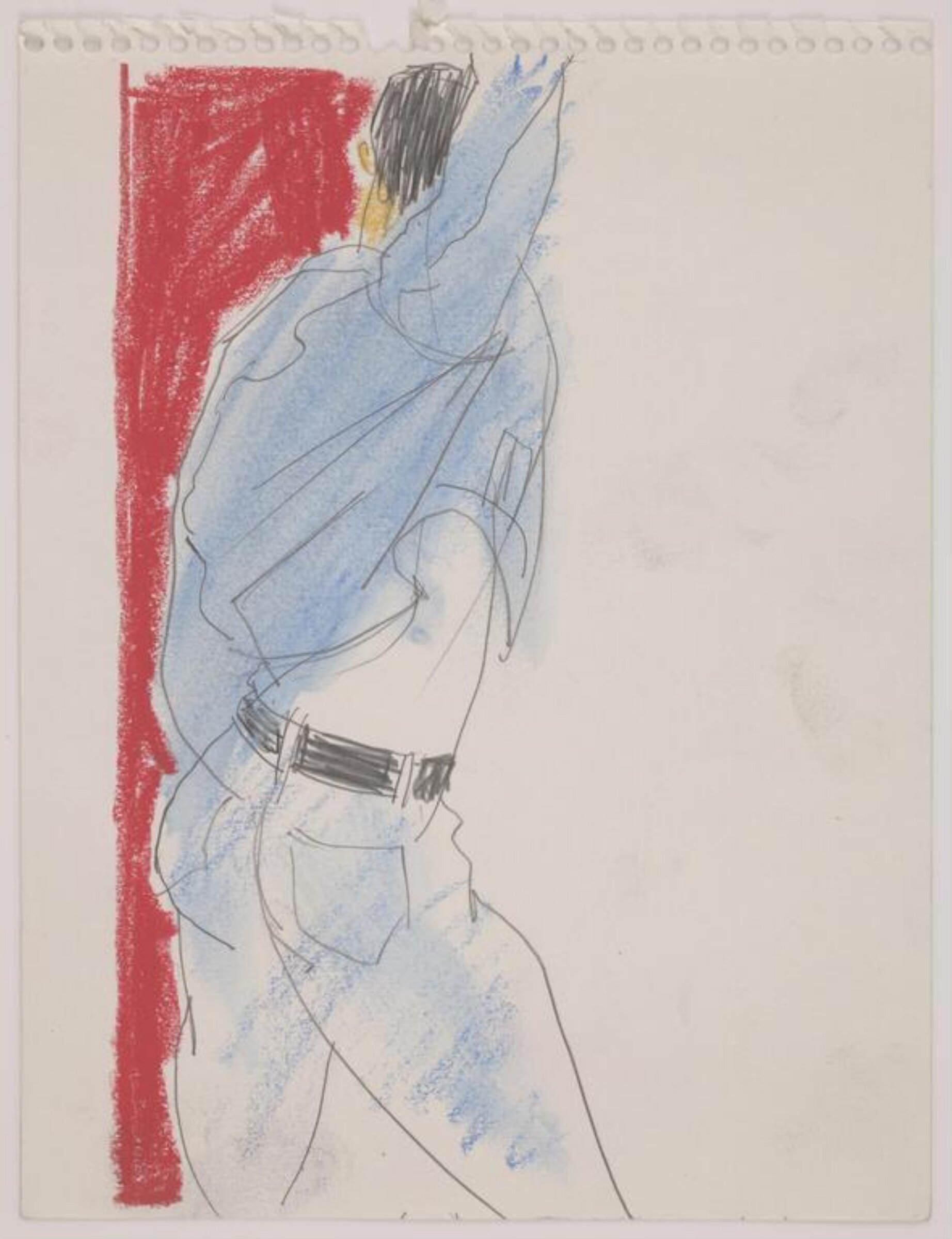 drawing, Colin Barnes, 1980s- early 1990s