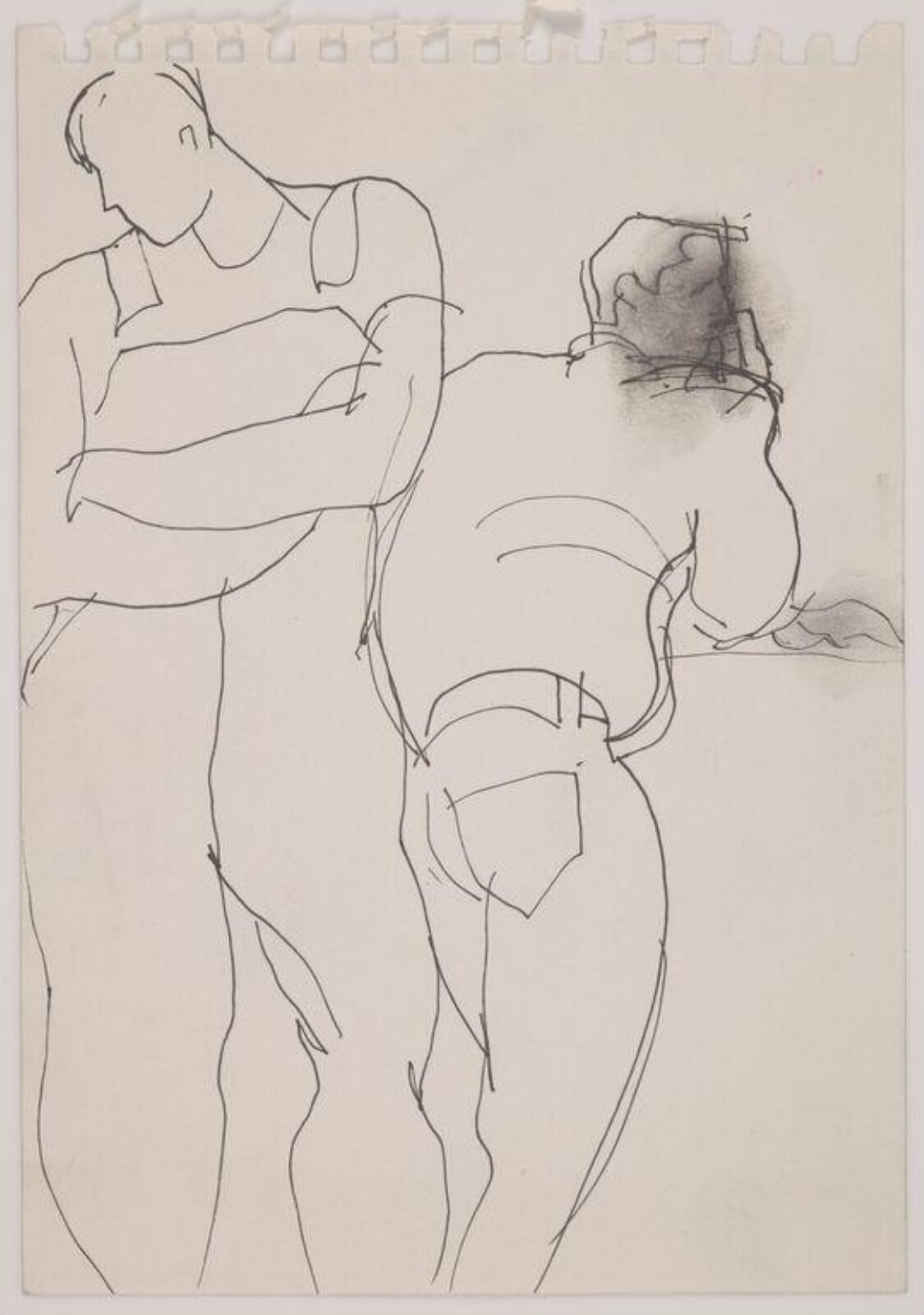 drawing, Colin Barnes, 1980s- early 1990s