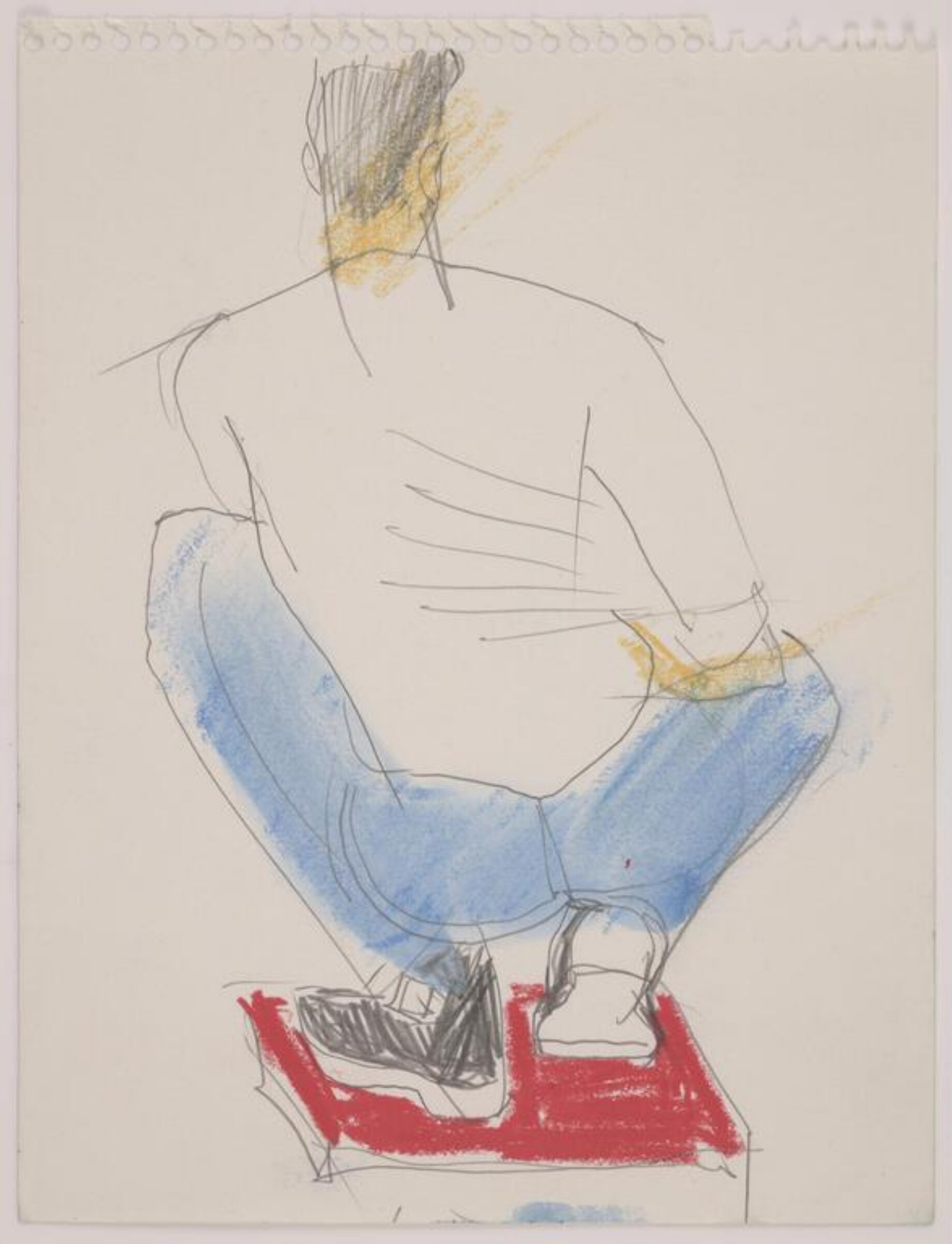 drawing, Colin Barnes, 1980s- early 1990s