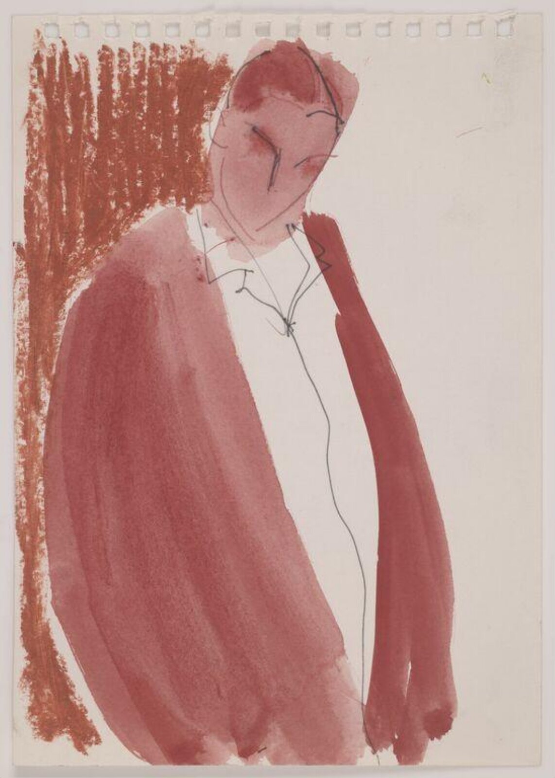 drawing, Colin Barnes, 1980s- early 1990s