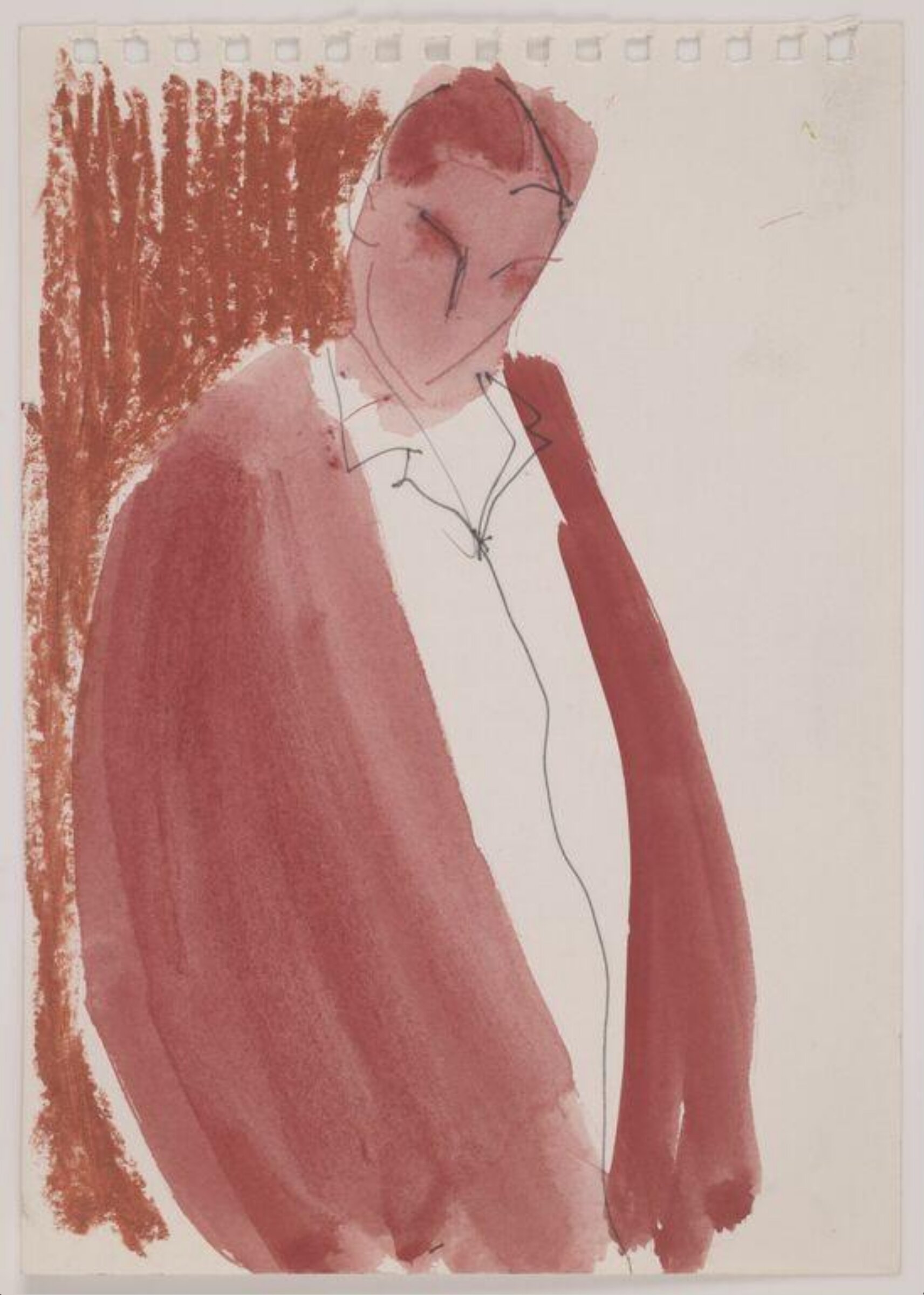 drawing, Colin Barnes, 1980s- early 1990s