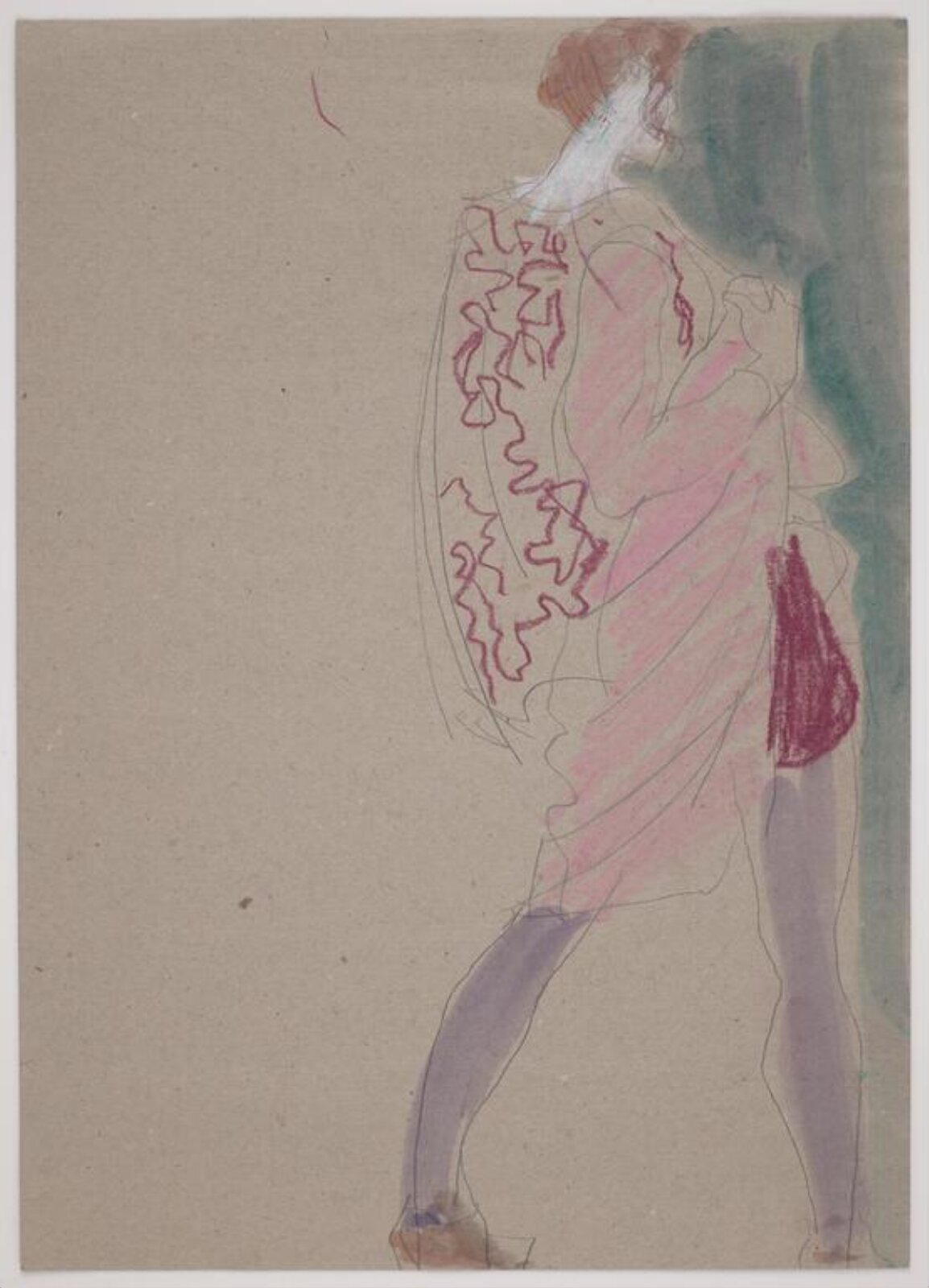 drawing, Colin Barnes, 1980s- early 1990s