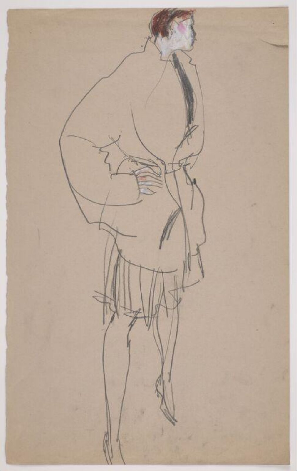 drawing, Colin Barnes, 1980s- early 1990s