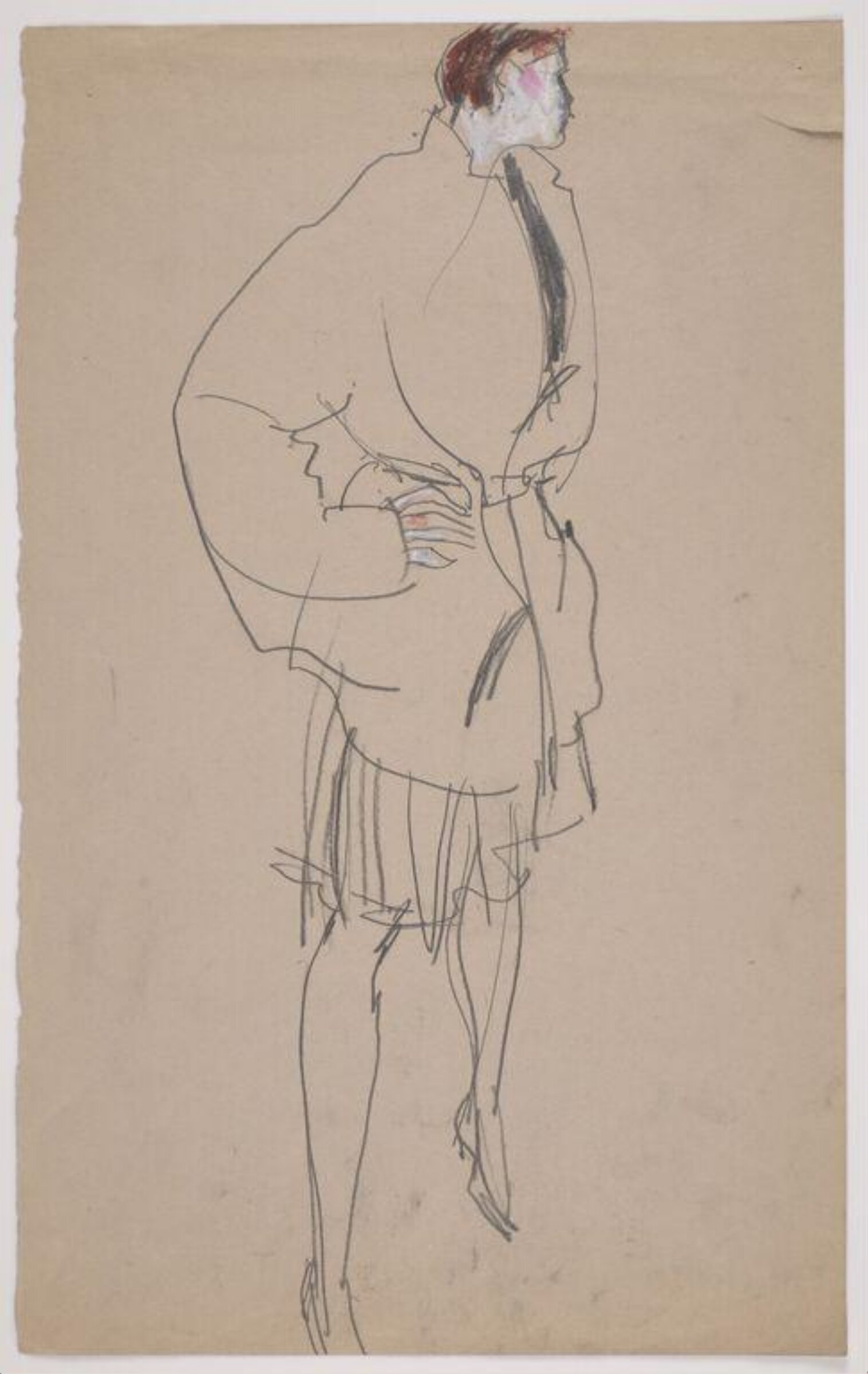 drawing, Colin Barnes, 1980s- early 1990s
